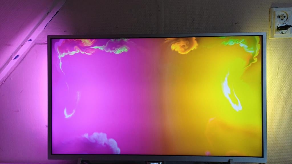 Android tv met ingebouwde ledstrip!, Ophalen, Philips, 50 Hz, Zo goed als nieuw