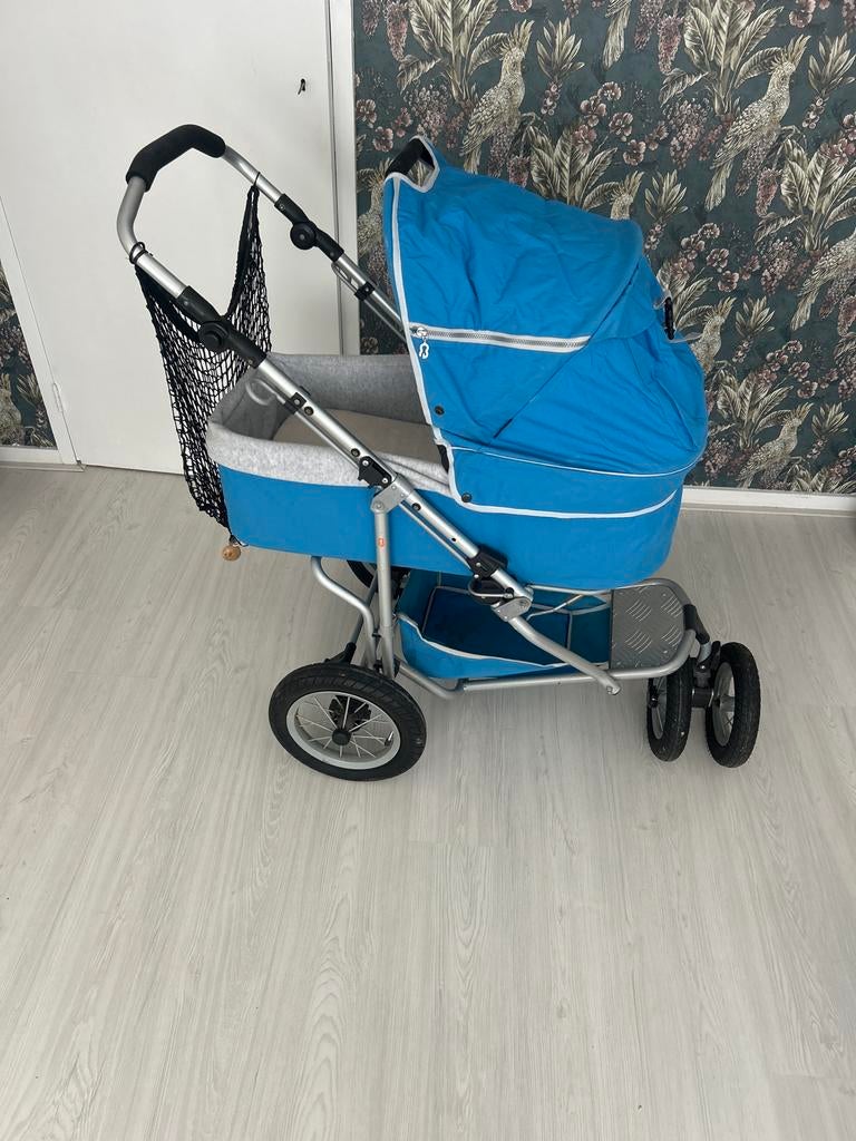 Koelstra kinderwagen - Blauw, Kinderen en Baby's, Kinderwagens en Combinaties, Gebruikt, Combiwagen, Overige merken, Met reiswieg
