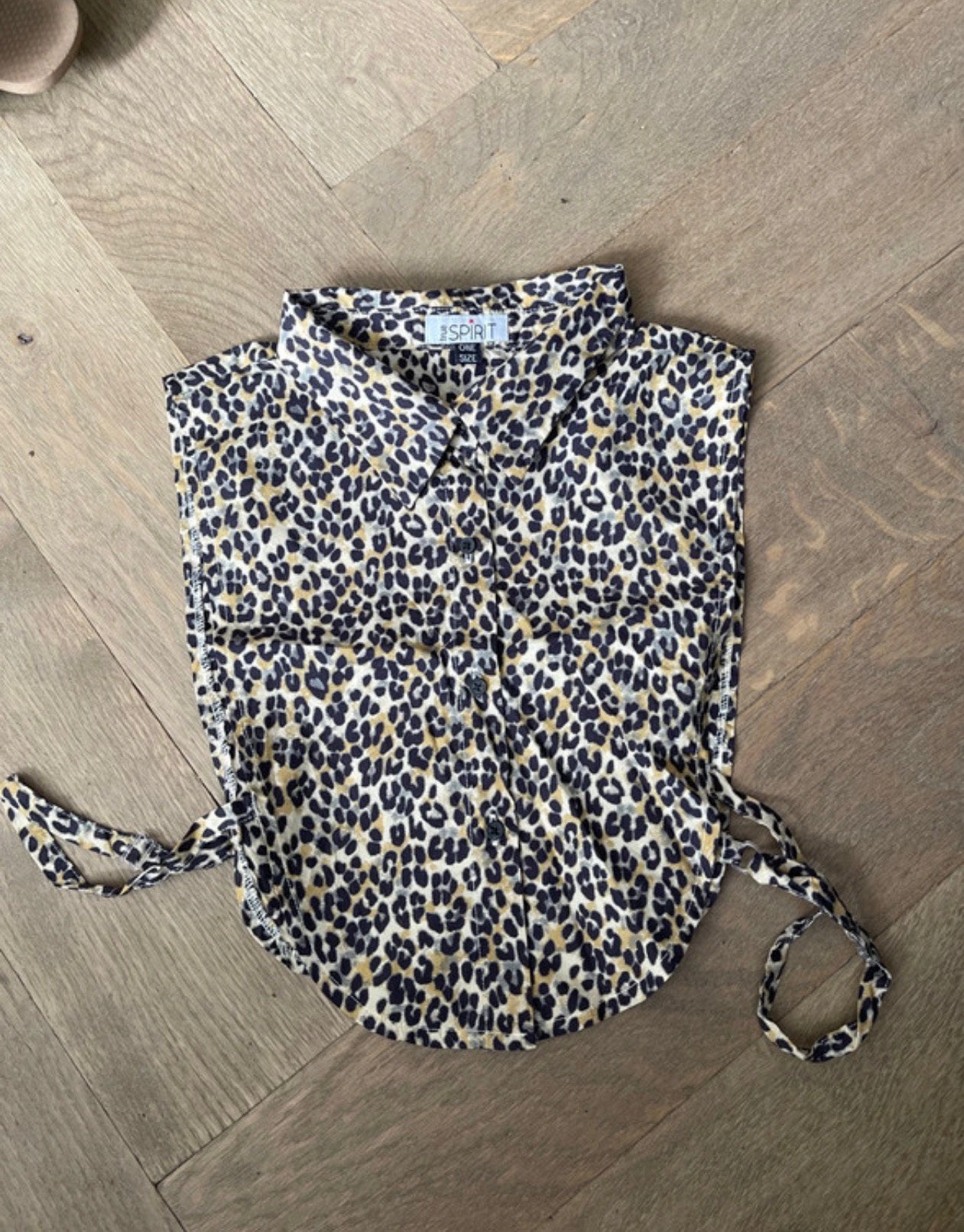 gewild kraagje leopard one size, Maat 38/40 (M), Bruin, Ophalen of Verzenden, Zo goed als nieuw