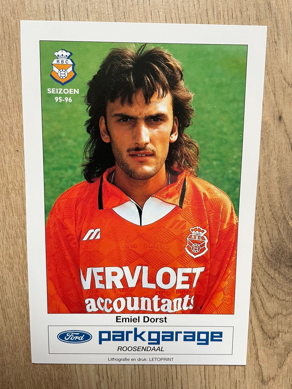 Fotokaart Emiel Dorst (RBC Roosendaal) ., Ophalen of Verzenden, Nieuw, Spelerskaart