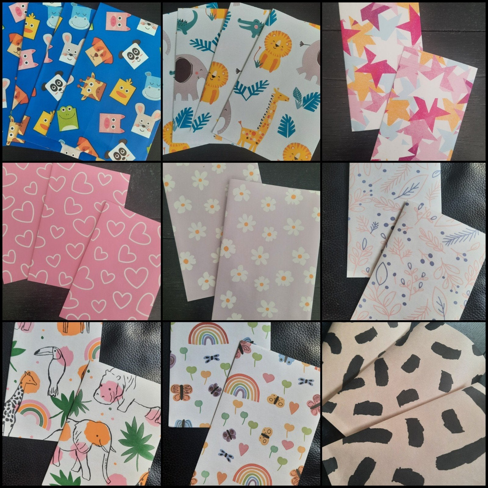 Pakket van 100 papieren inpakzakjes kadozakjes zakjes partij, Verzenden, Nieuw, Sqoreboutique@gmail.com, Sqore Boutique