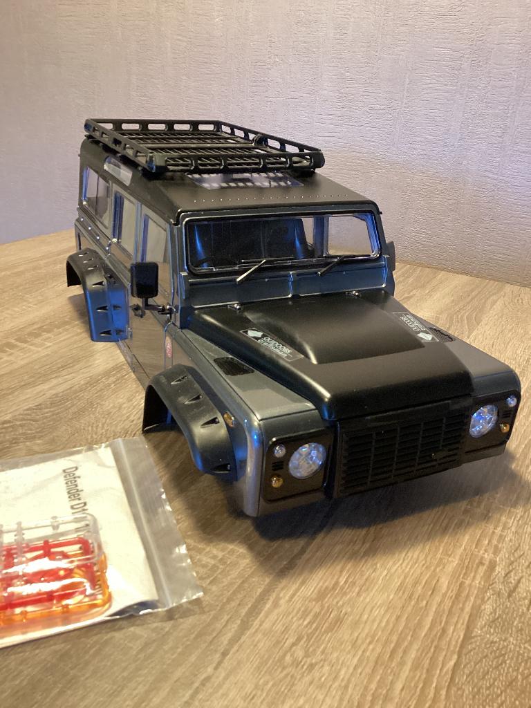 Rc crawler Hard body Defender, Elektro, Auto offroad, Nieuw, Ophalen of Verzenden