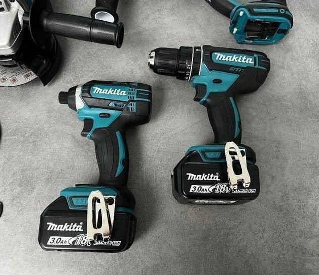 MAKITA DLX4017 18V ACCU COMBISET BOREN SCHROEVEN SLIJPEN LXT, Ophalen of Verzenden, Nieuw, 700 tot 1000 watt, Overige typen