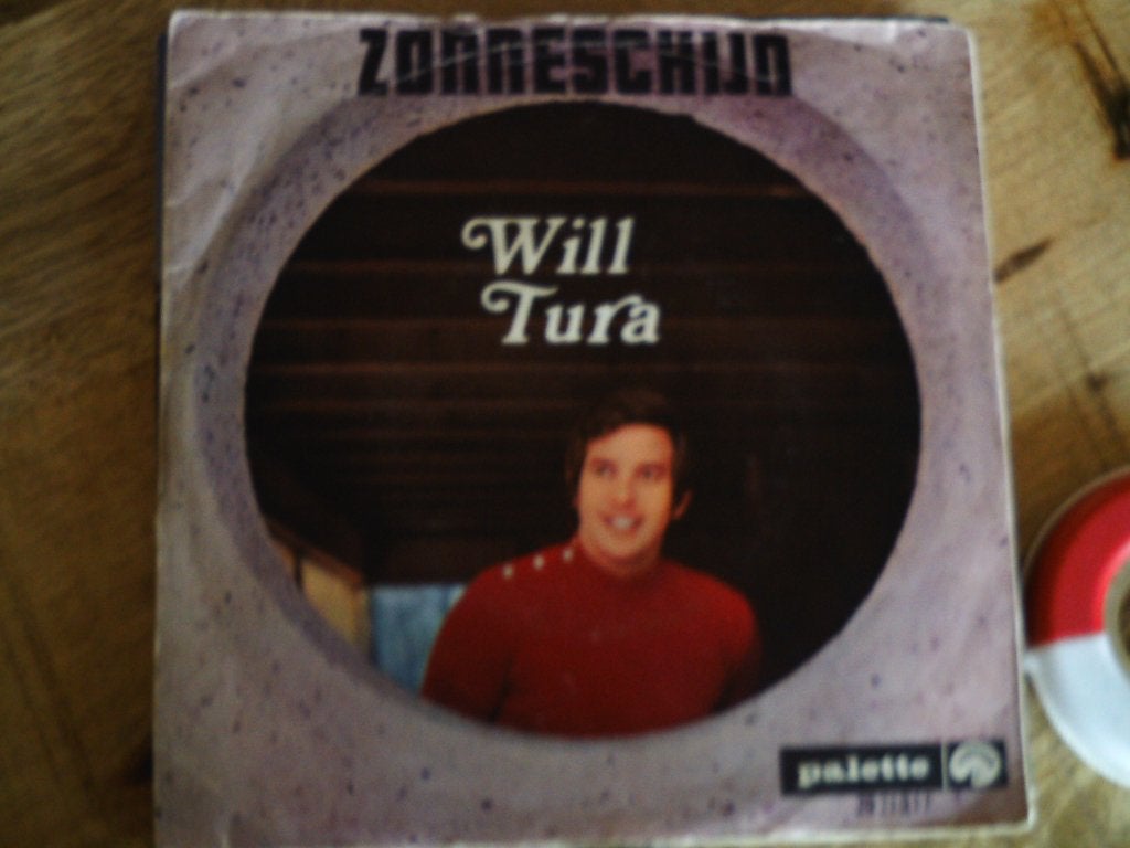 will tura -zonneschijn  2jul, 7 inch, Ophalen of Verzenden, Zo goed als nieuw, Fotohoes