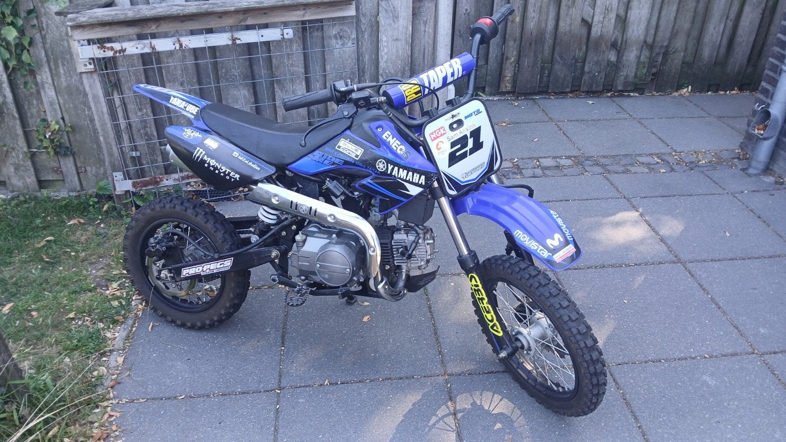 Yamaha 110cc Pitbike - Loopt goed, start moeizaam, Fietsen en Brommers, Ophalen, Gebruikt, Pitbike