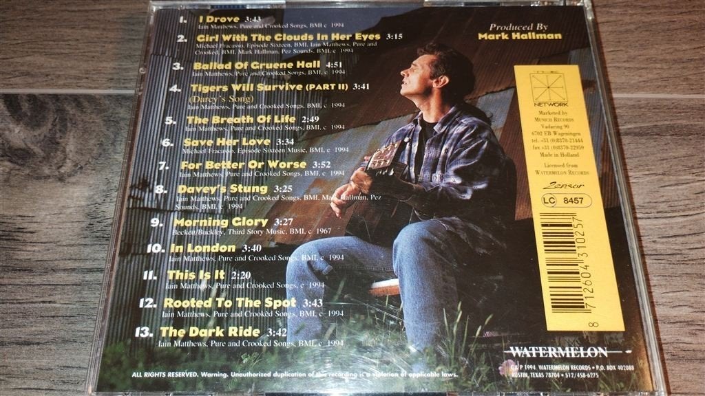 Iain Matthews ‎- The Dark Ride, Ophalen of Verzenden, Zo goed als nieuw, Folk
