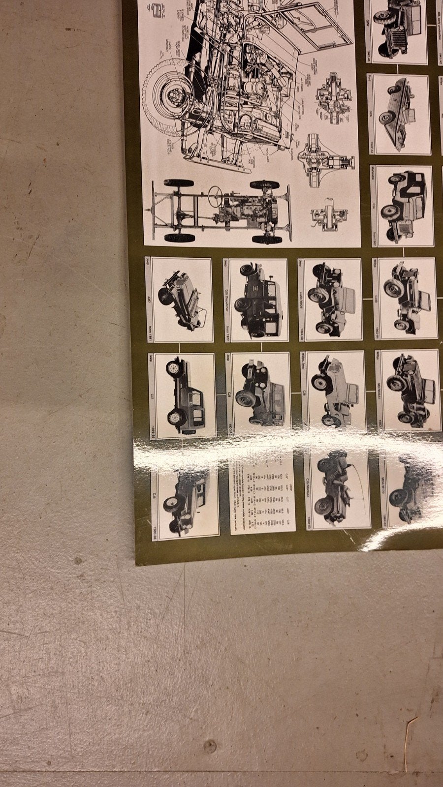 JEEP KAART, Ophalen of Verzenden, Amerika, Foto of Poster