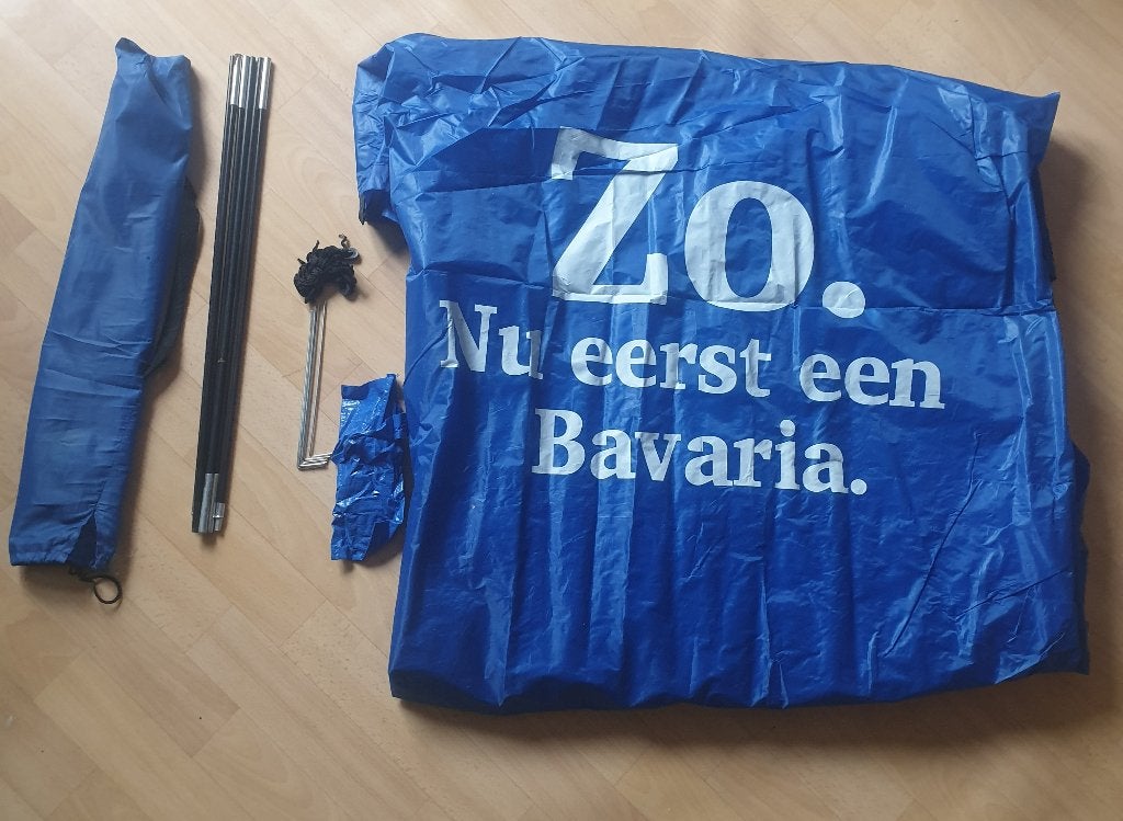 Bavaria schaduw/zon/windscherm in draagtasje NIEUW, Ophalen of Verzenden, Nieuw