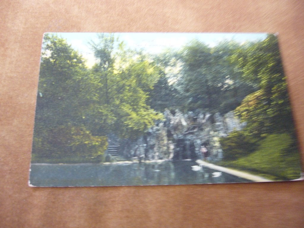 NIJMEGEN  =  GROT KRONENBURGER PARK MET 2 ZWANEN  BRIEFKAART, Ophalen of Verzenden, Voor 1920, Gelopen, Gelderland