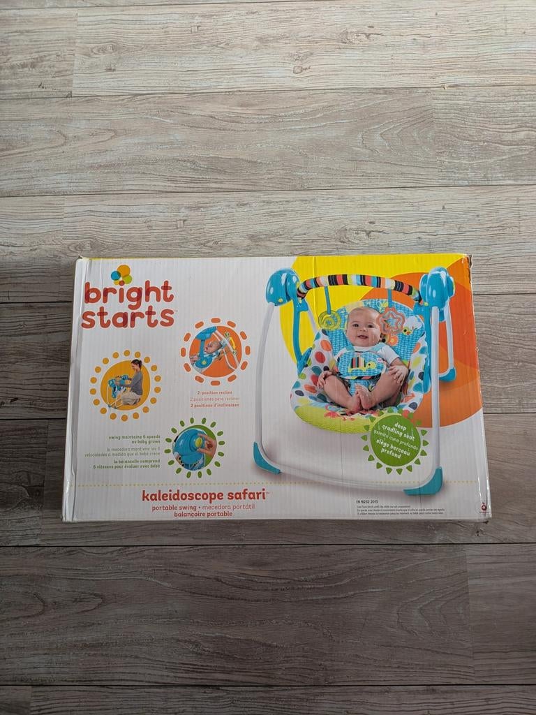 Bright Starts Babyschommelstoel - Zo goed als nieuw, Overige merken, Schommelstoel, Verstelbaar, Ophalen of Verzenden