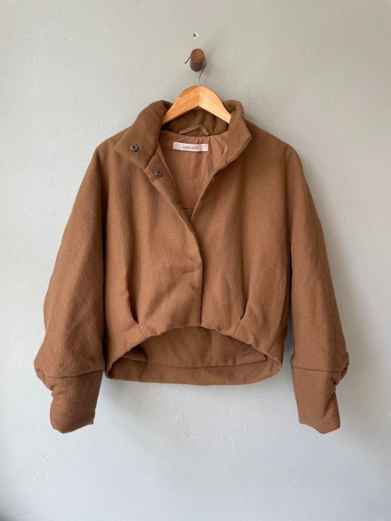 Humanoid bomber jacket (xs), Bruin, Humanoid, Humanoid.com, Ophalen of Verzenden