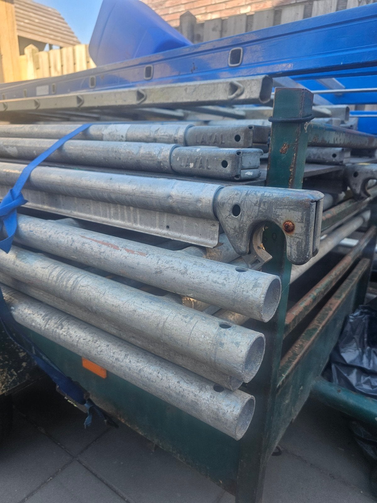 Layar rolsteiger, Doe-het-zelf en Verbouw, Steigers, Ophalen, Rolsteiger of Kamersteiger, 5 meter of hoger