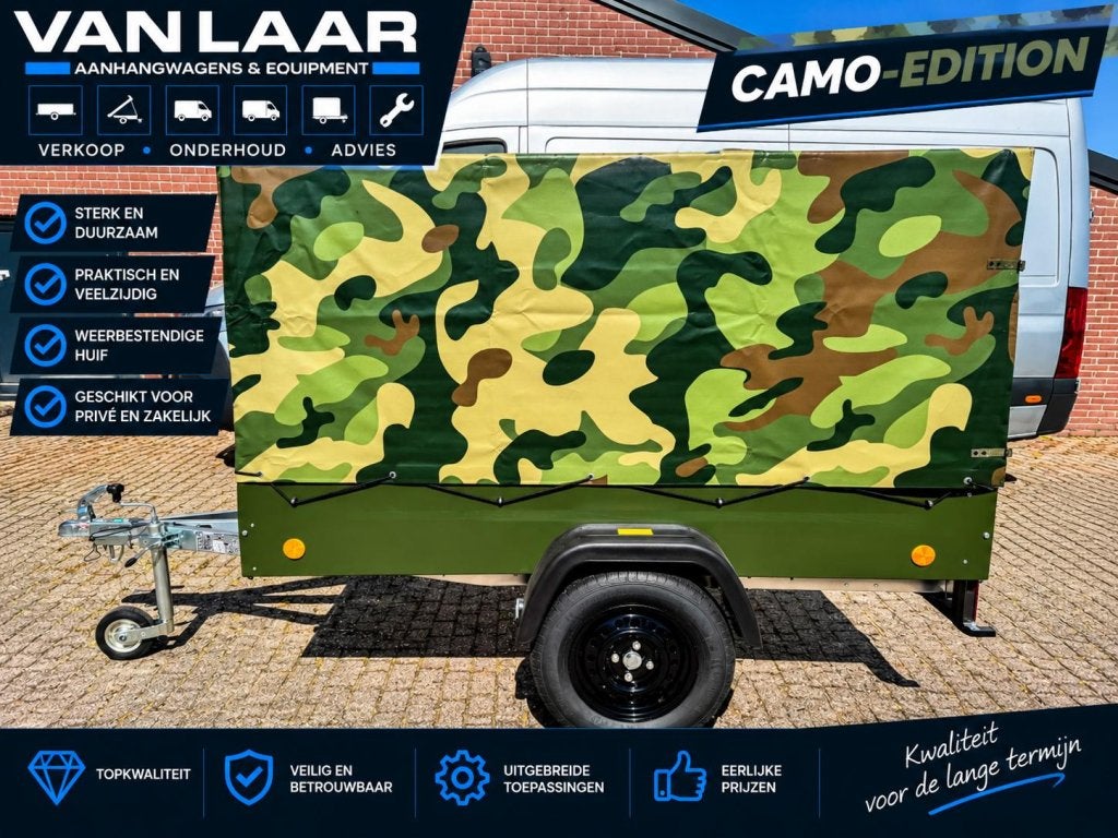 Bockmann Camouflage aanhangwagen - B rijbewijs
