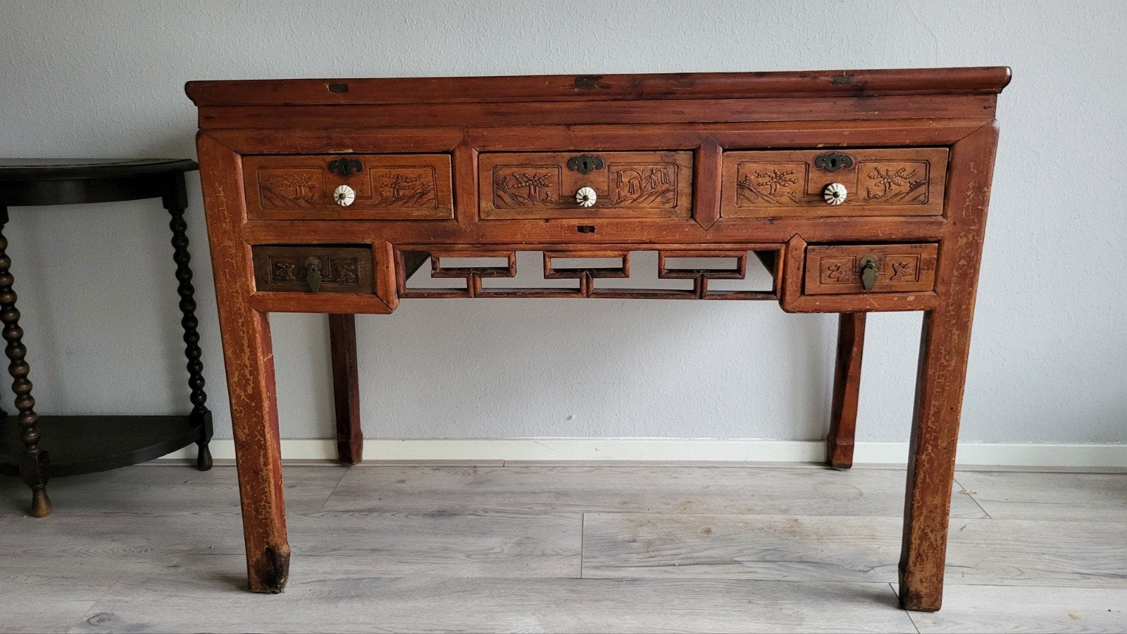 Antieke Chinese console tafel met lades, Antiek en Kunst, Antiek | Meubels | Tafels, Ophalen