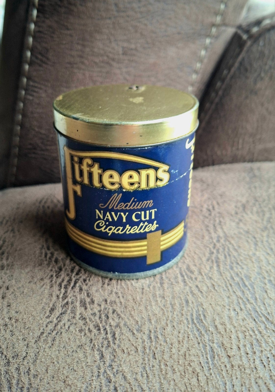 GEVULD BLIKJE         -          FIFTEENS  CIGARETTES, Ophalen of Verzenden, Gebruikt, Tabaksdoos of Verpakking