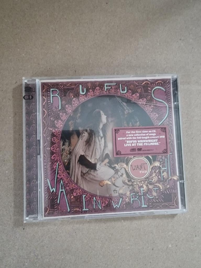 Rufus Wainwright - Want Two (CD + DVD), Ophalen of Verzenden, Zo goed als nieuw