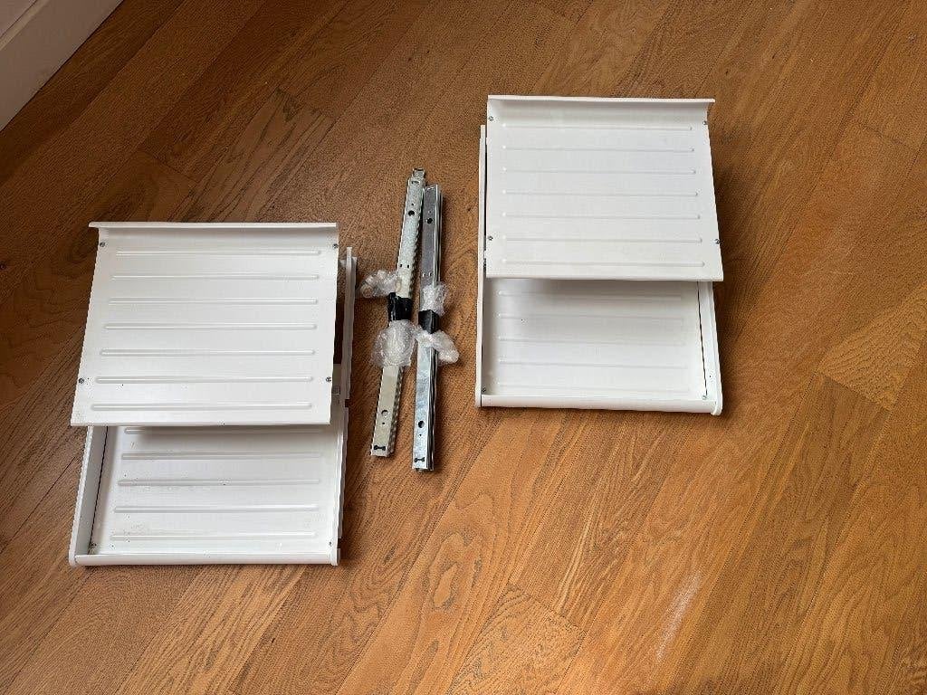 IKEA KOMPLEMENT Uittrekbaar schoenenrek, wit, 50 x58 cm, Huis en Inrichting, Kasten | Schoenenrekken, Ophalen of Verzenden, Zo goed als nieuw