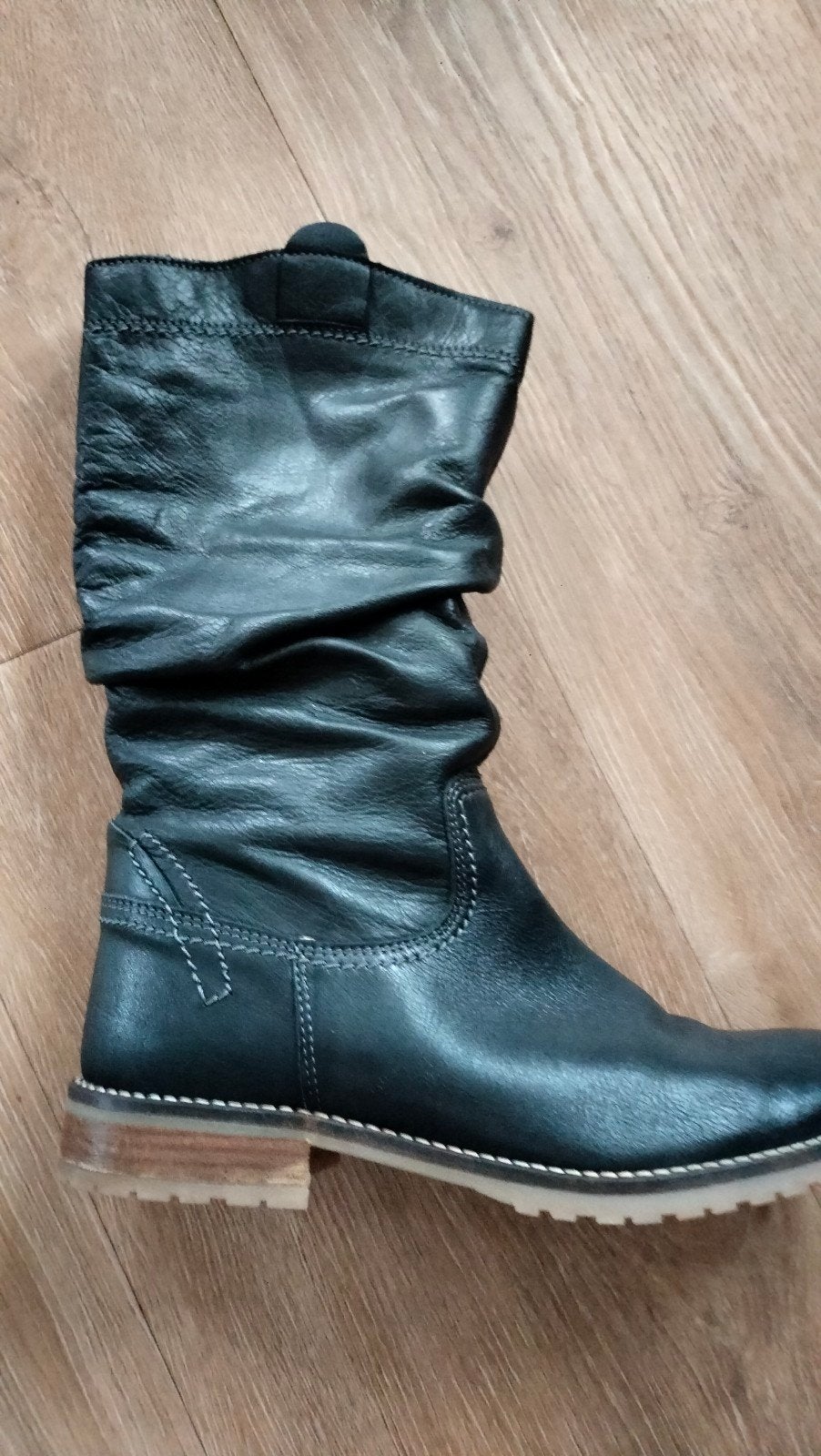 zwarte laarzen, Hoge laarzen, Zwart, Ophalen of Verzenden, Zo goed als nieuw