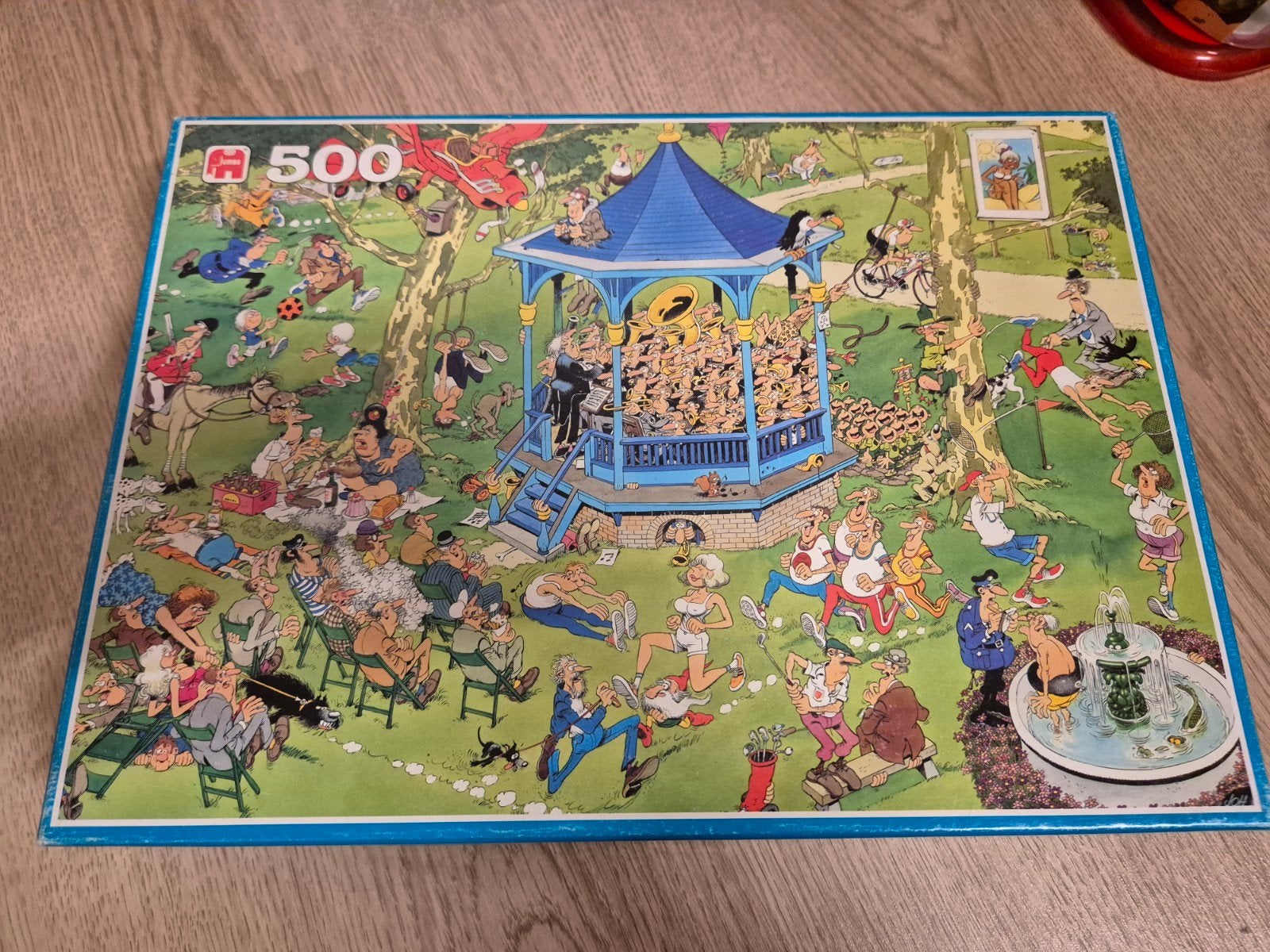 Jan van Haasteren puzzel in het park 500 stukjes, Ophalen of Verzenden, 500 t/m 1500 stukjes