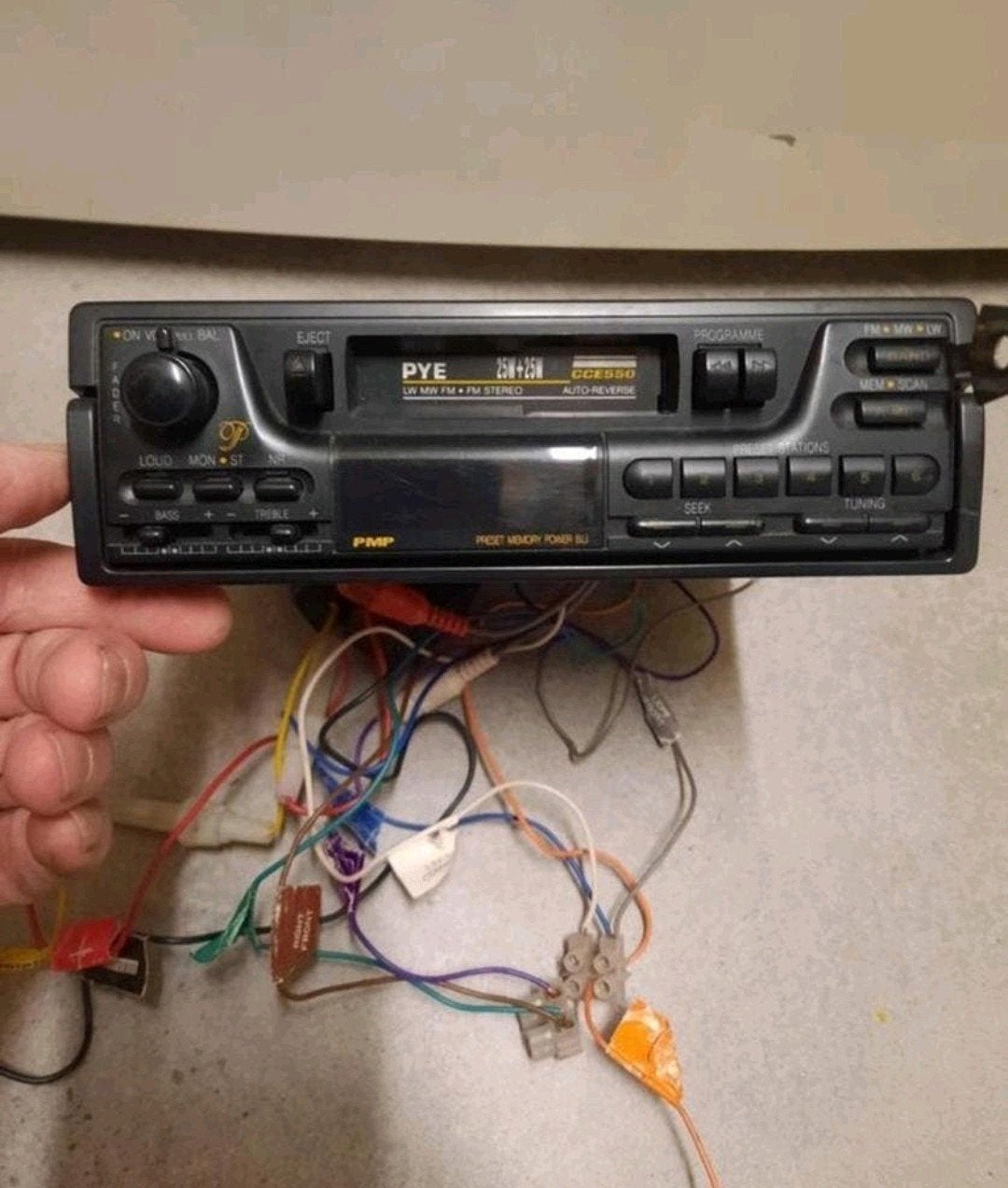 Vintage retro autoradio oldtimer youngtimer trekker, Ophalen of Verzenden, Gebruikt