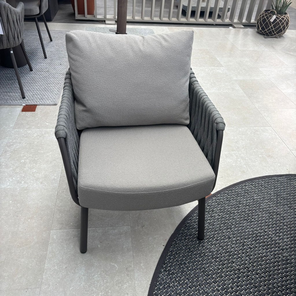 Cannes Low-Dining set | OP = OP, 4 zitplaatsen, Ophalen of Verzenden, Tuinset, Eettafel