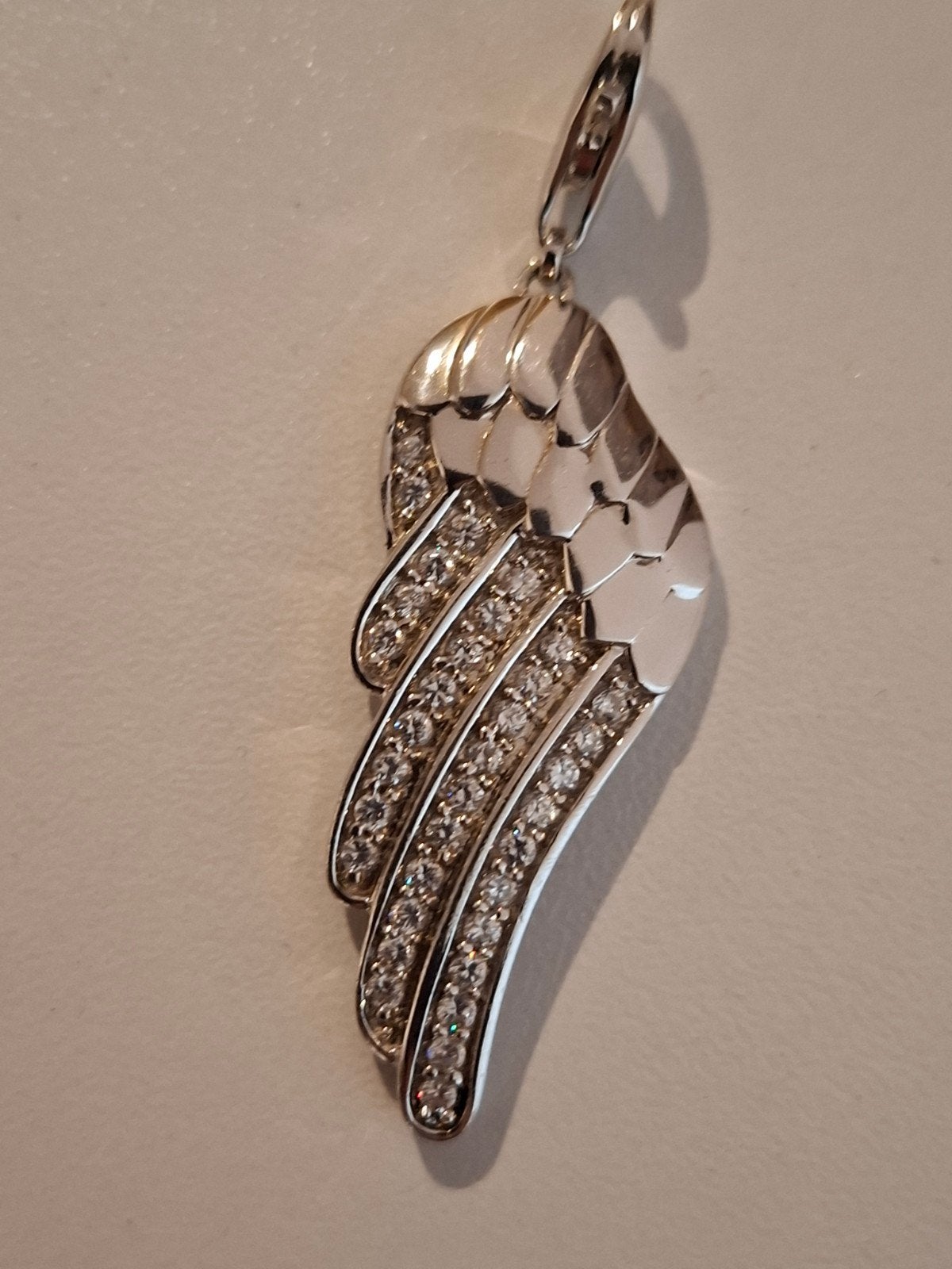 Grote zilveren hanger Esprit,engel vleugel, Verzenden, Zo goed als nieuw, Zilver, Zilver