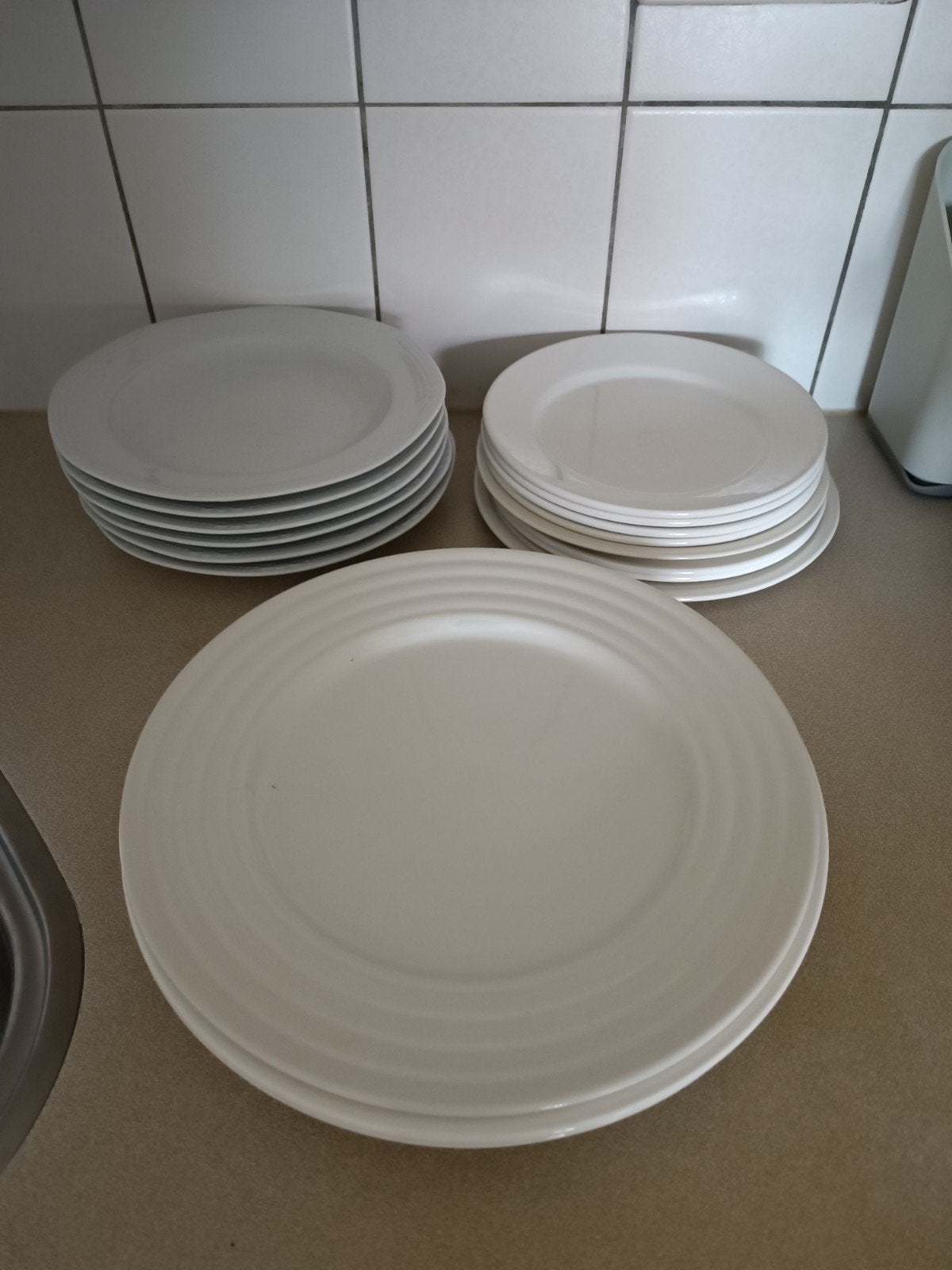 platte en diepe borden, Ophalen, Porselein, Overige stijlen, Bord(en)