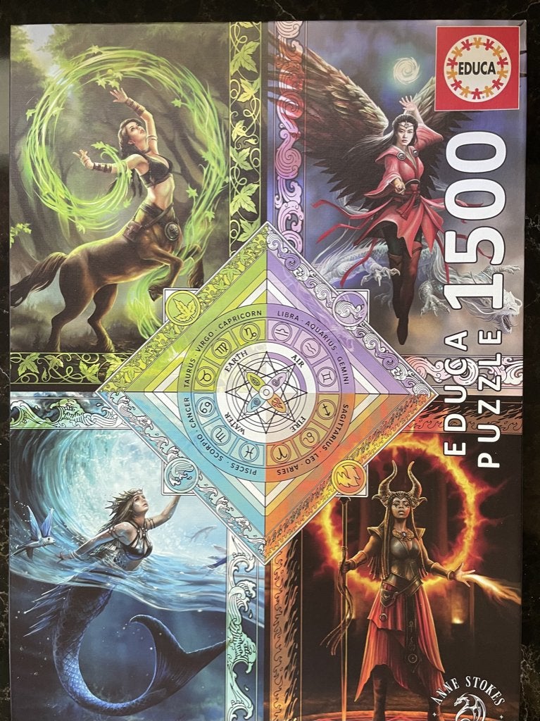 Legpuzzel 1500 stukjes, Ophalen of Verzenden, 500 t/m 1500 stukjes, Zo goed als nieuw, Legpuzzel