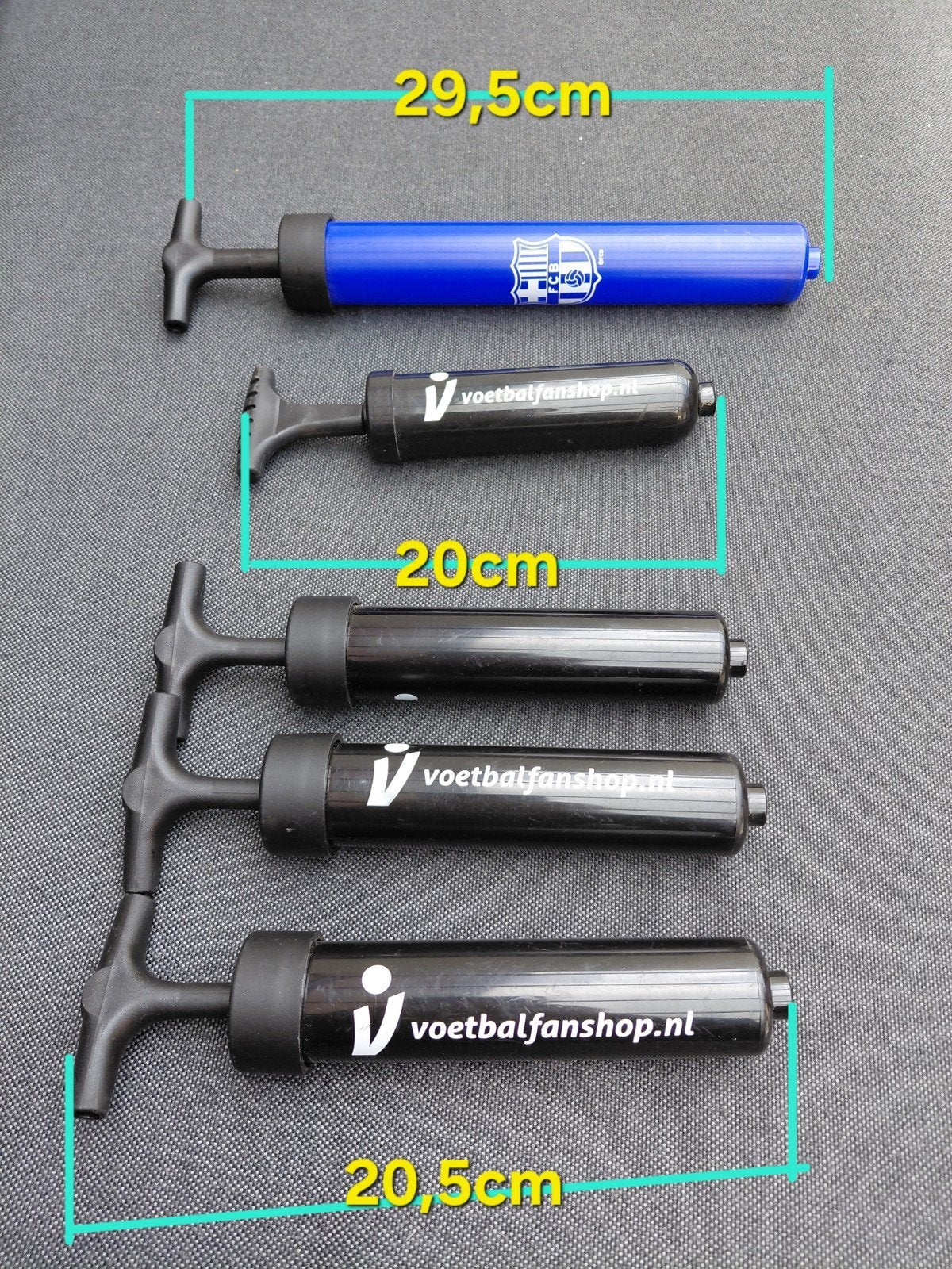 Set van 5 balpompen - Voetbalfanshop, Ophalen, Zo goed als nieuw