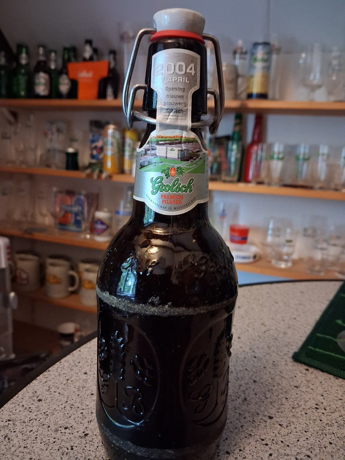 Grolsch beugelfles 2004, Ophalen of Verzenden, Nieuw, Flesje(s), Grolsch
