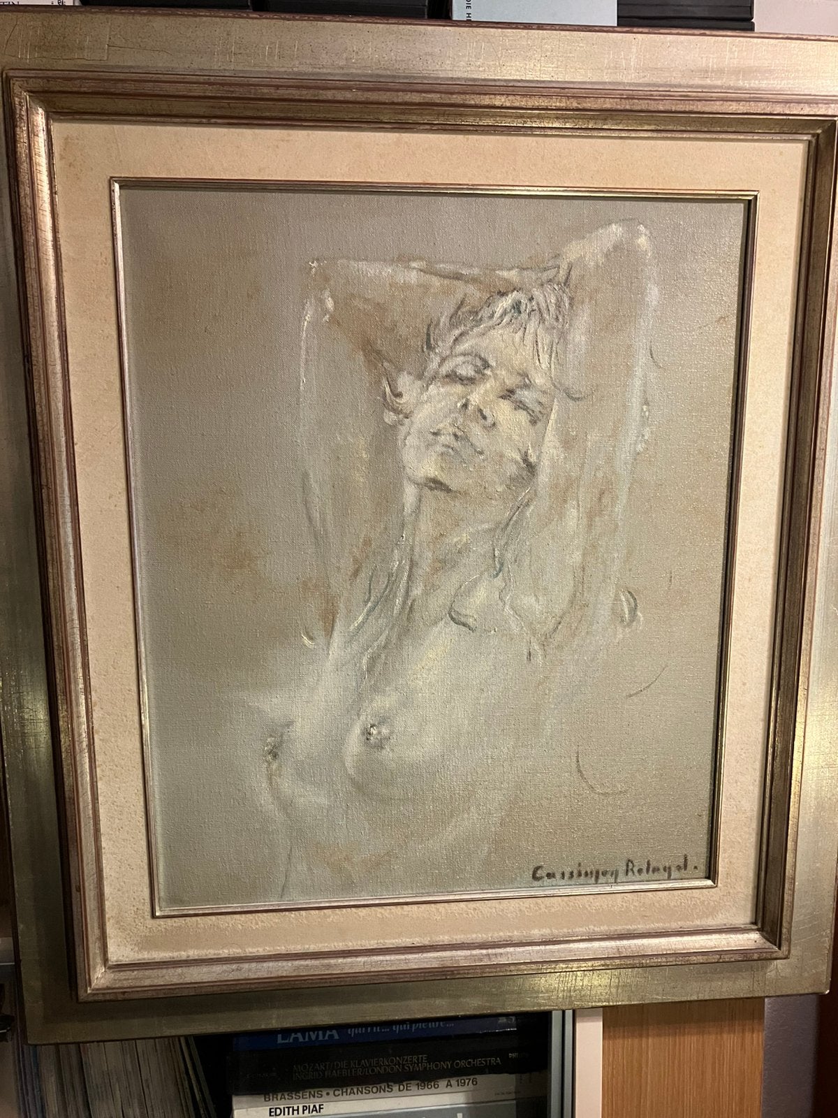Orgineel schilderij Roland Cassiman, Ophalen, Portret of Personen