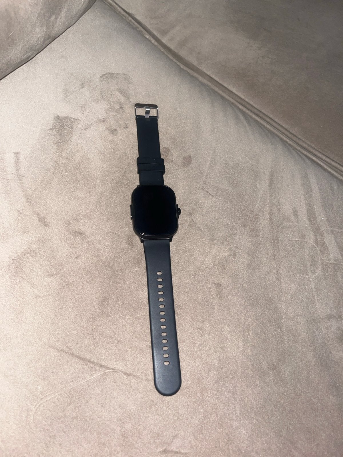 Smartwatch met hartslag-, slaap- en stappenteller, Hartslag, Zwart, Ophalen of Verzenden, Zo goed als nieuw