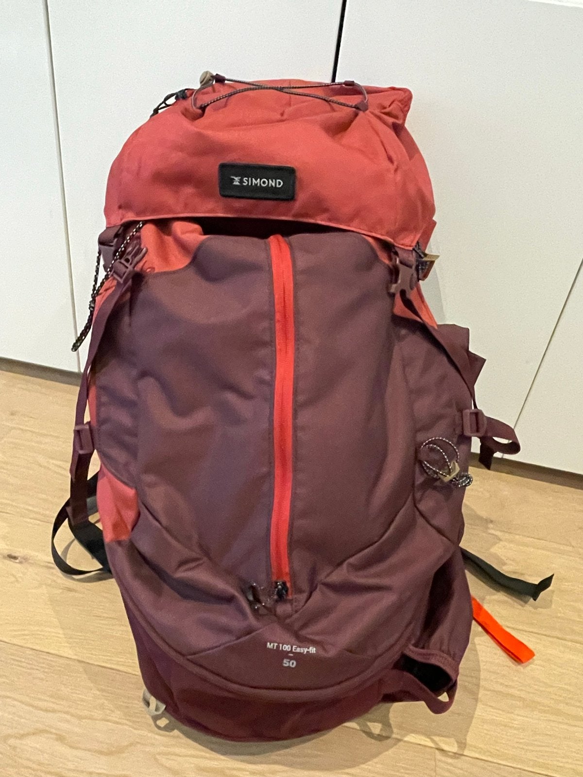 SIMOND trekkingrugzak MT100 Easyfit dames 50L, 40 cm of meer, Zo goed als nieuw, 60 cm of meer, Ophalen