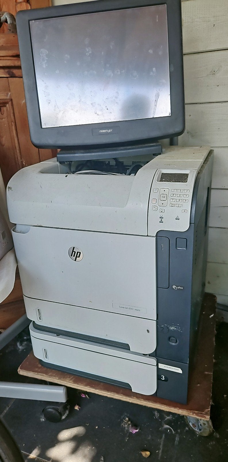 Goed werkende HP LaserJet 600 M602 zwart/wit printer + nieuw, Computers en Software, Printers, Ophalen