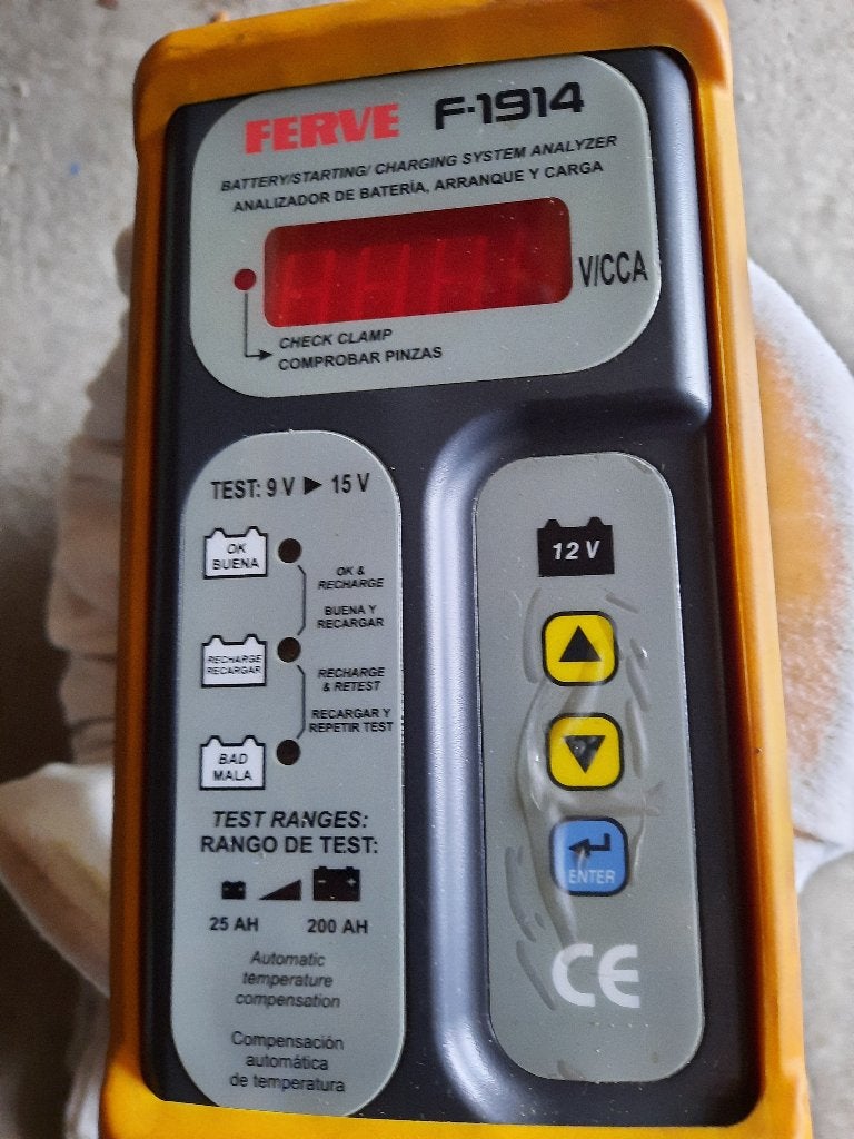 PROF Accu TESTER, Ophalen, Gebruikt