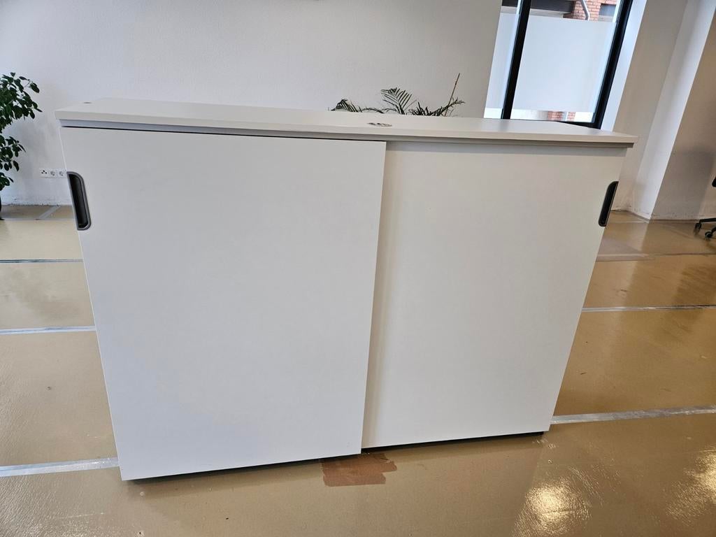 Schuifdeurkast Ikea Galant Wit 160x120cm, Ophalen, Zo goed als nieuw