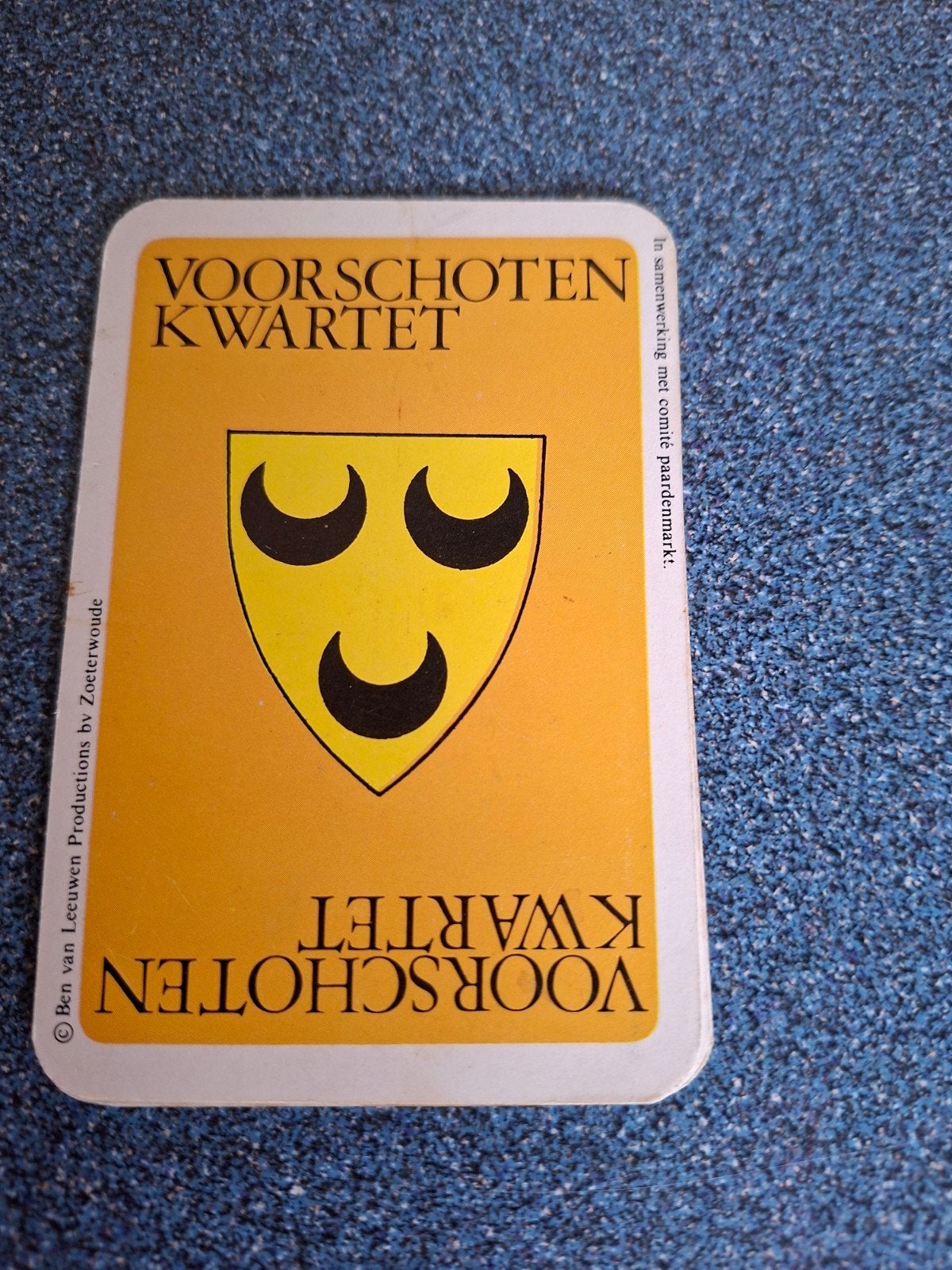 kwartet Voorschoten , compleet 8x4 kaarten, Ophalen of Verzenden, Zo goed als nieuw, Kwartet(ten)