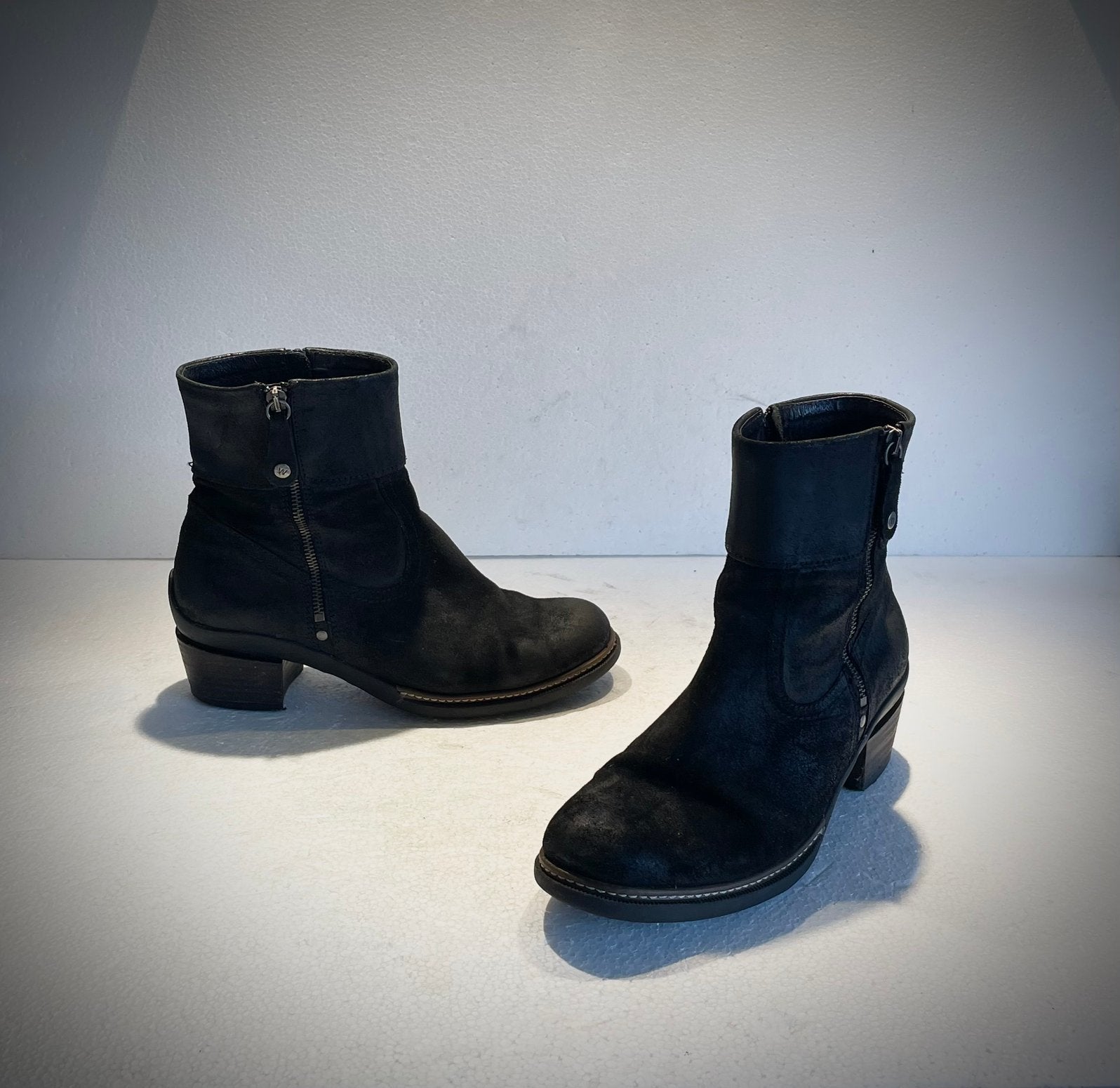 Wolky Comfort enkel laarzen zwart leer 40, Kleding | Dames, Ophalen of Verzenden, Zwart, Lage of Enkellaarzen