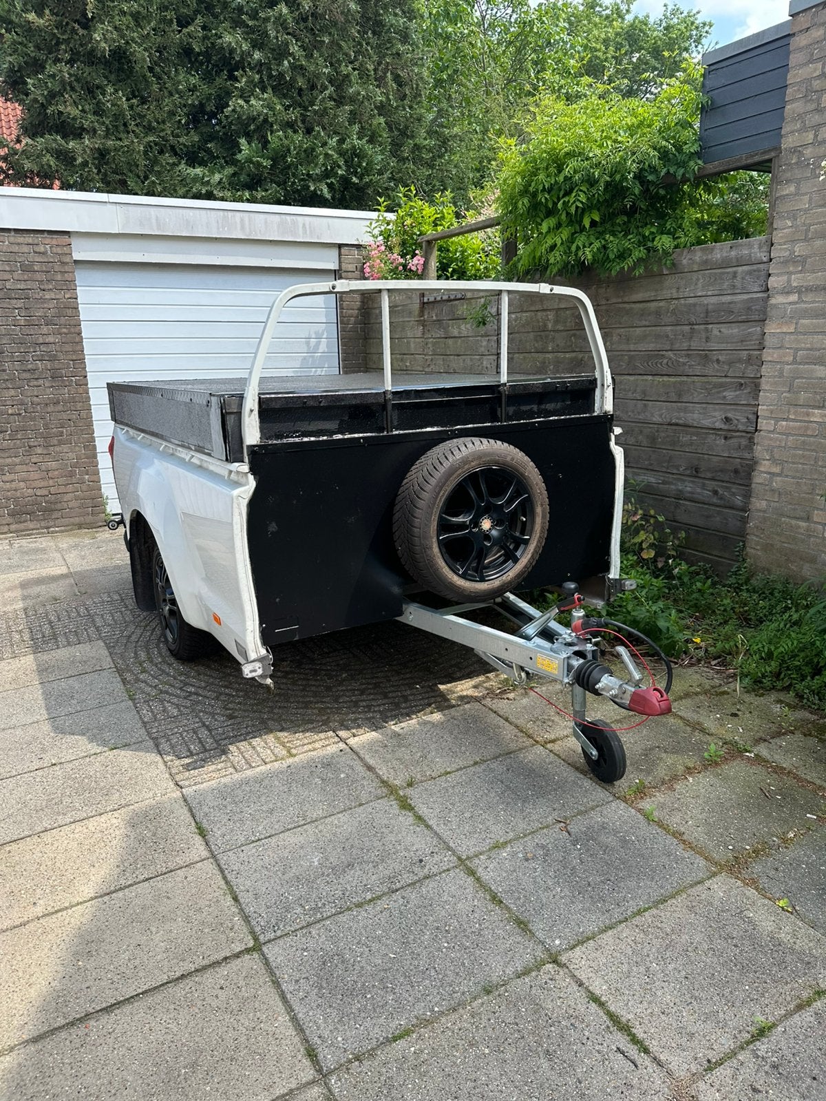 Speciale aanhanger, Ophalen, Gebruikt