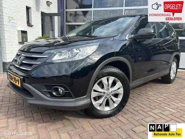 Honda CR-V 2.0 AWD Elegance * AIRCO * PDC V EN A * CRUISE *, Auto's, Stof, Gebruikt, 4 cilinders, Zwart