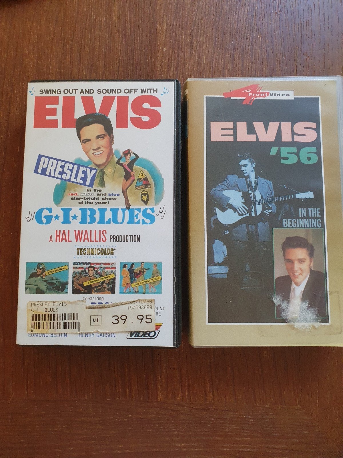 Elvis Presley VHS: G.I. Blues & '56 In The Beginning, Alle leeftijden, Ophalen of Verzenden, VHS, Nederlands ondertiteld