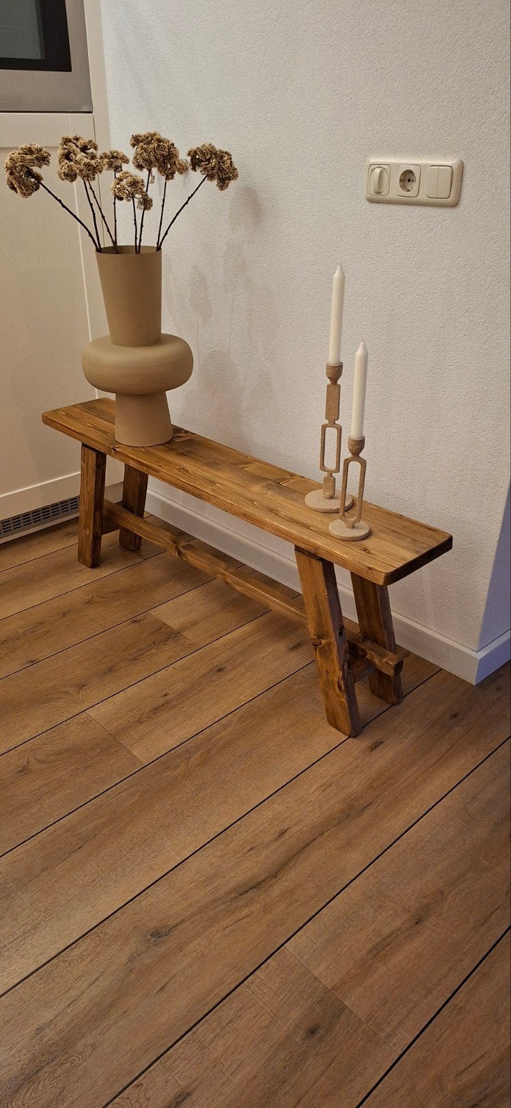 Decoratie bankje., Huis en Inrichting, Ophalen, 25 tot 50 cm, Rechthoekig, 100 tot 150 cm