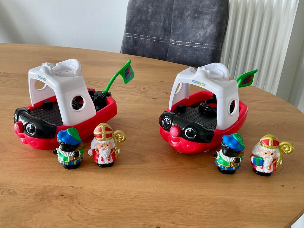 Little People : Sinterklaas / Piet en Stoomboot met geluid, Ophalen, Zo goed als nieuw