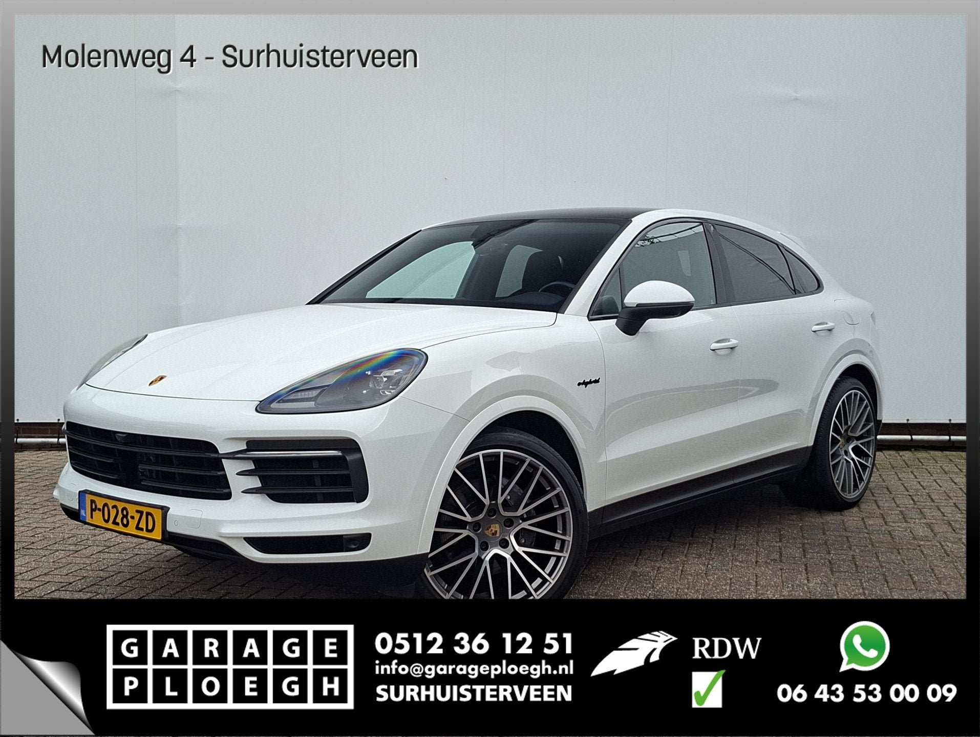 Porsche Cayenne Coupé 3.0 E-Hybrid Pano Trekhaak(3500) 360, Automaat, Cayenne, Euro 6, 2995 cc