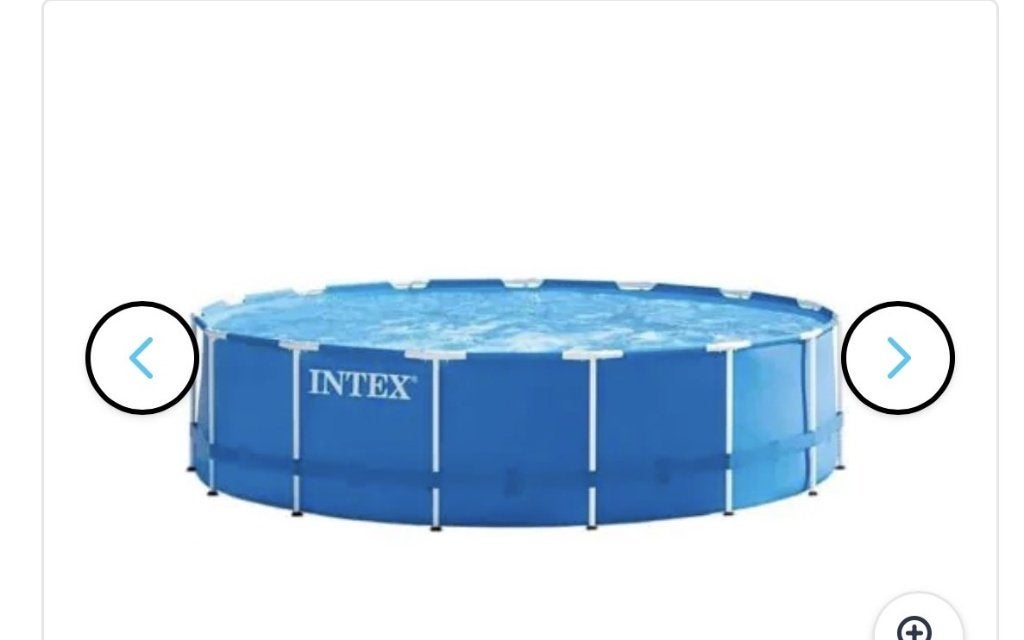 Intex zwembad 15 ft rond, Tuin en Terras, Zwembaden, Ophalen, 80 tot 120 cm, Rond, 300 cm of meer