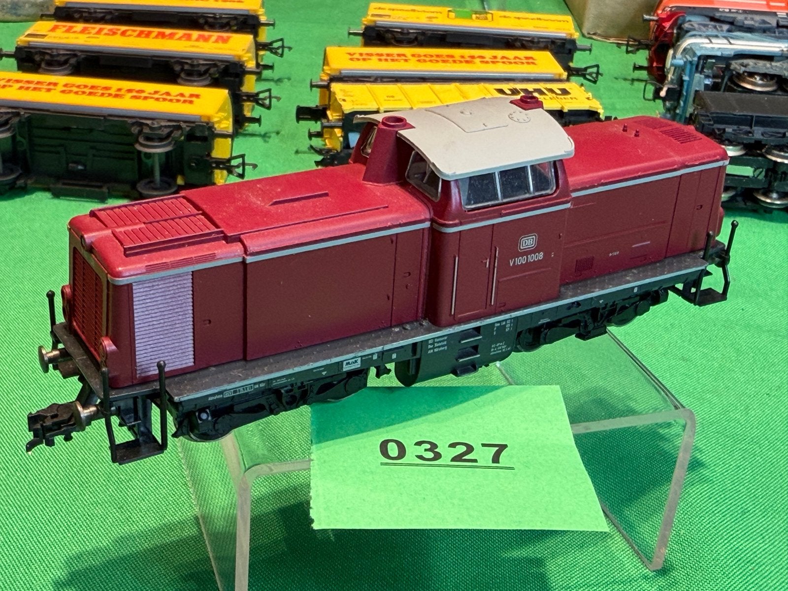 327- Fleischmann DB V100 1008 Locomotief -, Gebruikt, Fleischmann, Ophalen of Verzenden, Analoog