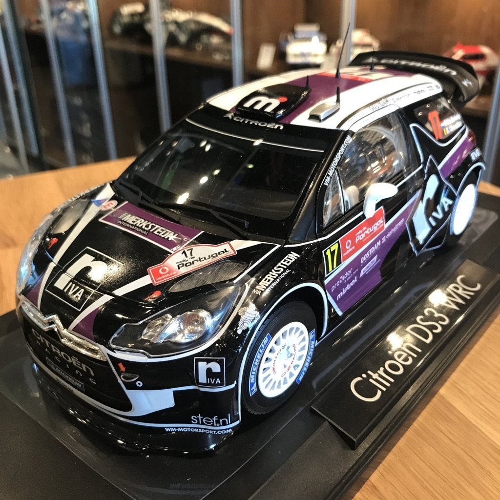 Citroen DS3 WRC Portugal 2012 Merksteijn jr. Norev 1:18, Ophalen of Verzenden, Nieuw, Auto, Norev
