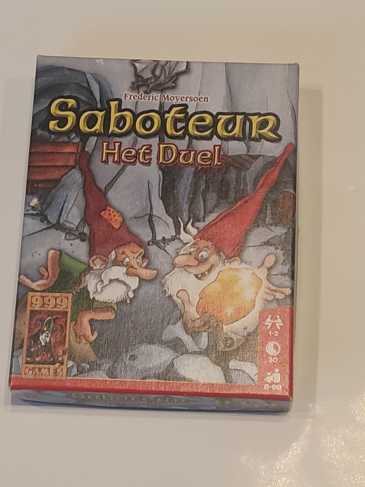 Saboteur: Het duel - kaartspel voor 1 of 2 personen, Een of twee spelers, Ophalen of Verzenden, Zo goed als nieuw, 999 Games