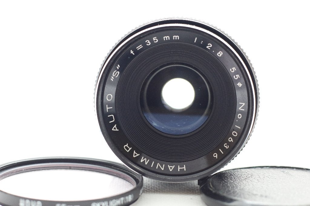 Hanimar Auto S 35mm F2.8 lens M42, Audio, Tv en Foto, Fotografie | Lenzen en Objectieven, Gebruikt, 35 mm, Inclusief filter, Ophalen of Verzenden