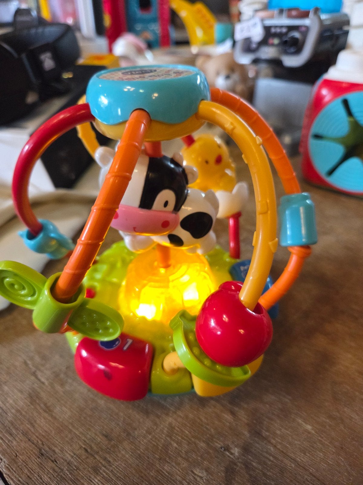 VTech Koetje Boe interactief babyspeelgoed, Ophalen of Verzenden, Gebruikt, Overige typen, Met licht